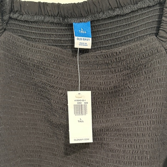 Old Navy Elegant Black Long Sleeve Dress - Picture 2 of 6